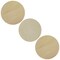 3 Unfinished Wooden Circle Shapes Cutouts DIY Crafts 4 Inches